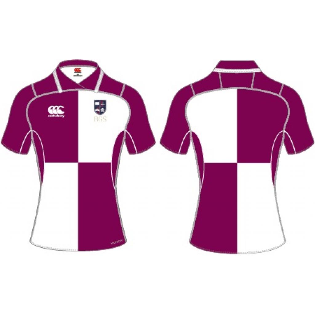 Bradford Grammar TIGHT FIT Rugby Shirt