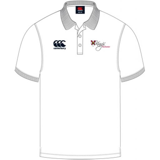 King's Rochester Staff Waimak Polo Shirt WHT
