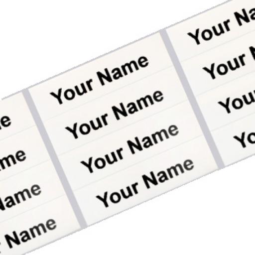 NAME LABELS (x20) RGS