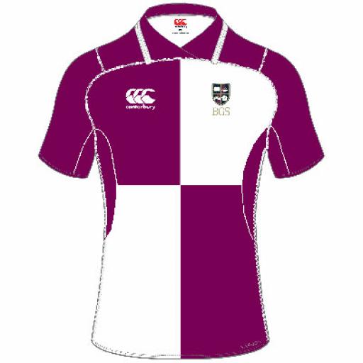 Bradford Grammar TIGHT FIT Rugby Shirt