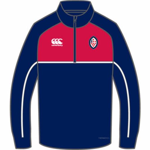 King's St Alban's 1/4 Zip Mid-layer Boys (Optional)