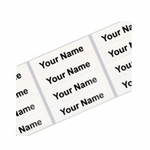 NAME LABELS x 20 (Optional) KSW