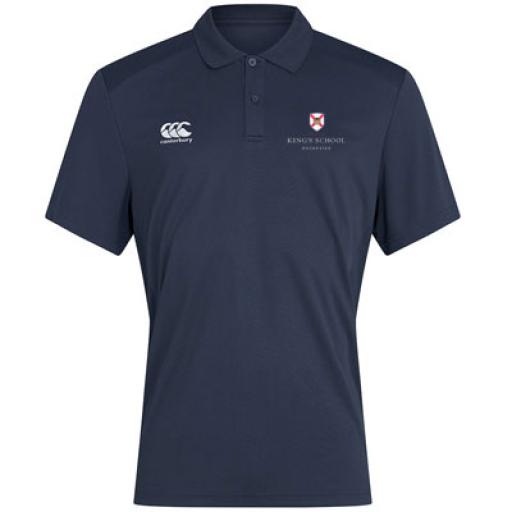 King's Rochester Staff Dry Polo (navy)