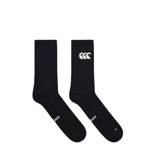 Canterbury Mid Calf Grip Sock (black)