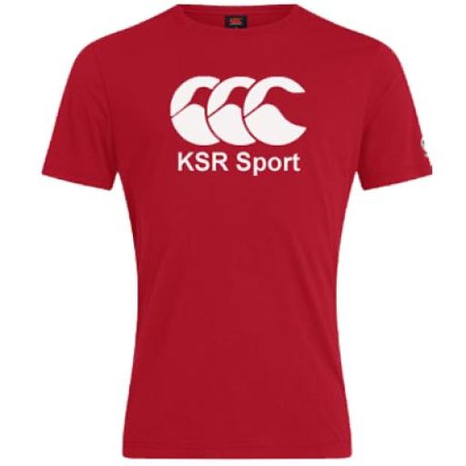 King's Rochester Staff Logo T-Shirt (red)