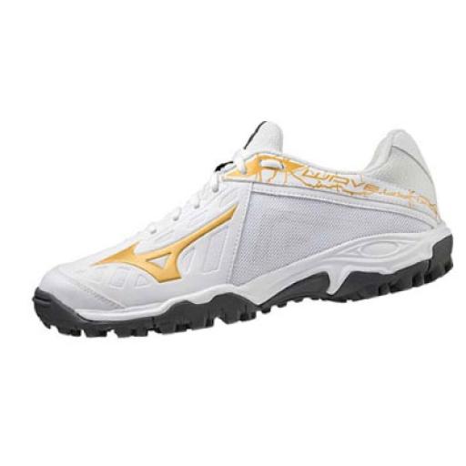 Mizuno Wave Lynx Hockey Adult (White/Gold)